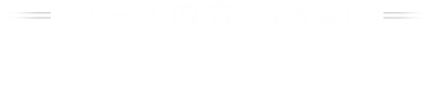 コース内容（全8品）