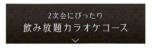 2次会にぴったり飲み放題カラオケコース